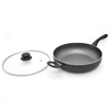 Starfrit Starbasix 11-Inch Nonstick Aluminum Deep Fry Pan with Lid 034458-002-0000